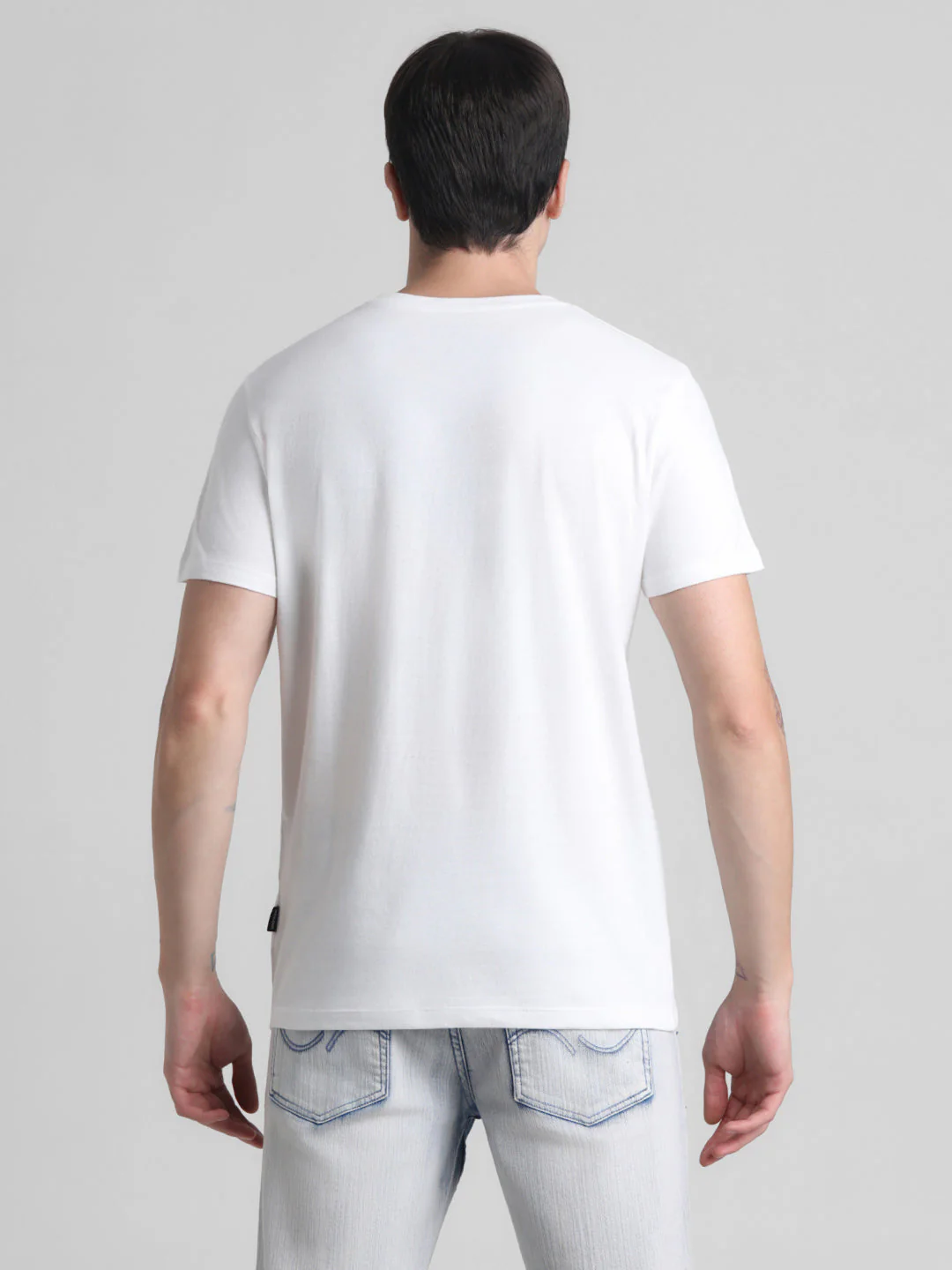 Flamingo Print Cotton T-shirt - Image 9