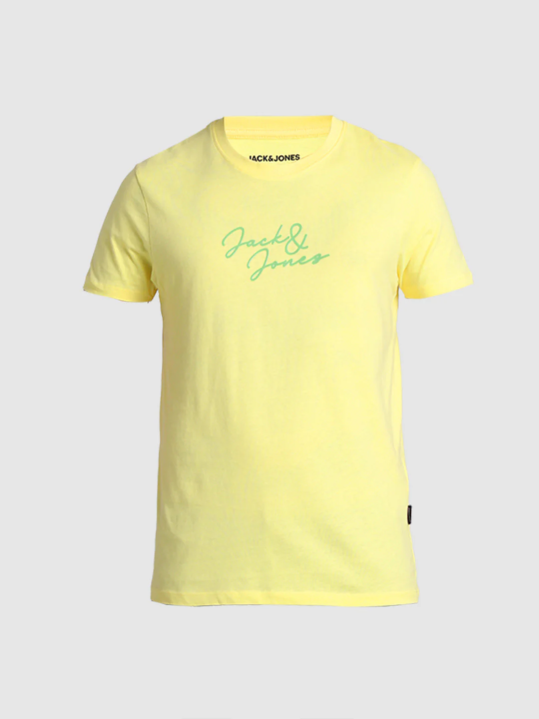 Yellow Logo Print Cotton T-shirt - Image 7