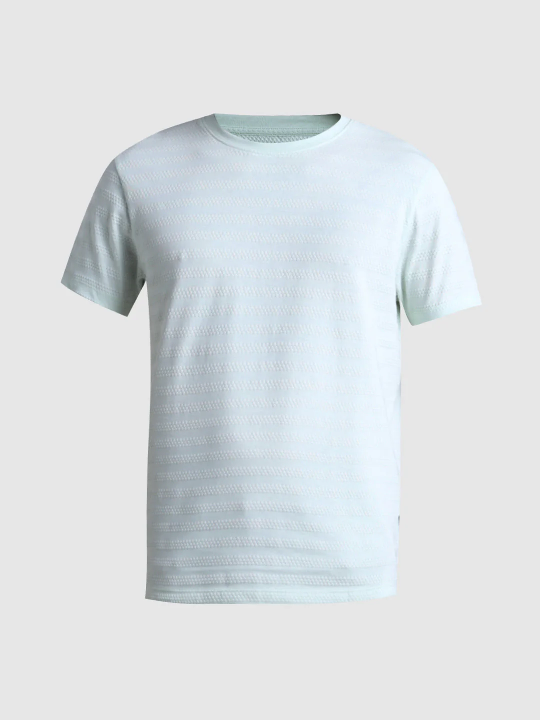 Blue Striped Slim Fit T-shirt - Image 7