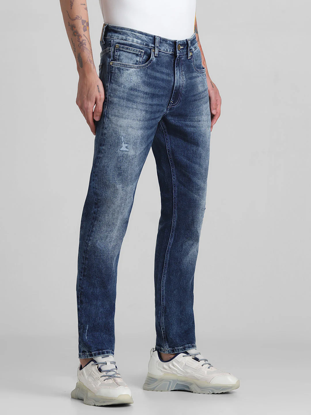 Blue Washed Ben Skinny Jeans - Image 2