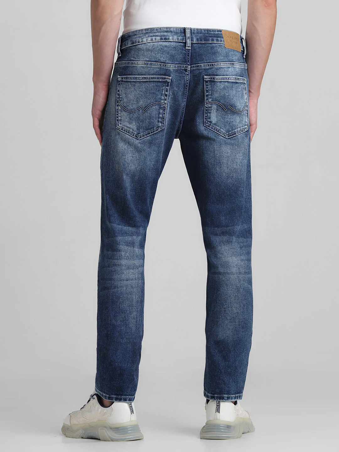 Blue Washed Ben Skinny Jeans - Image 3