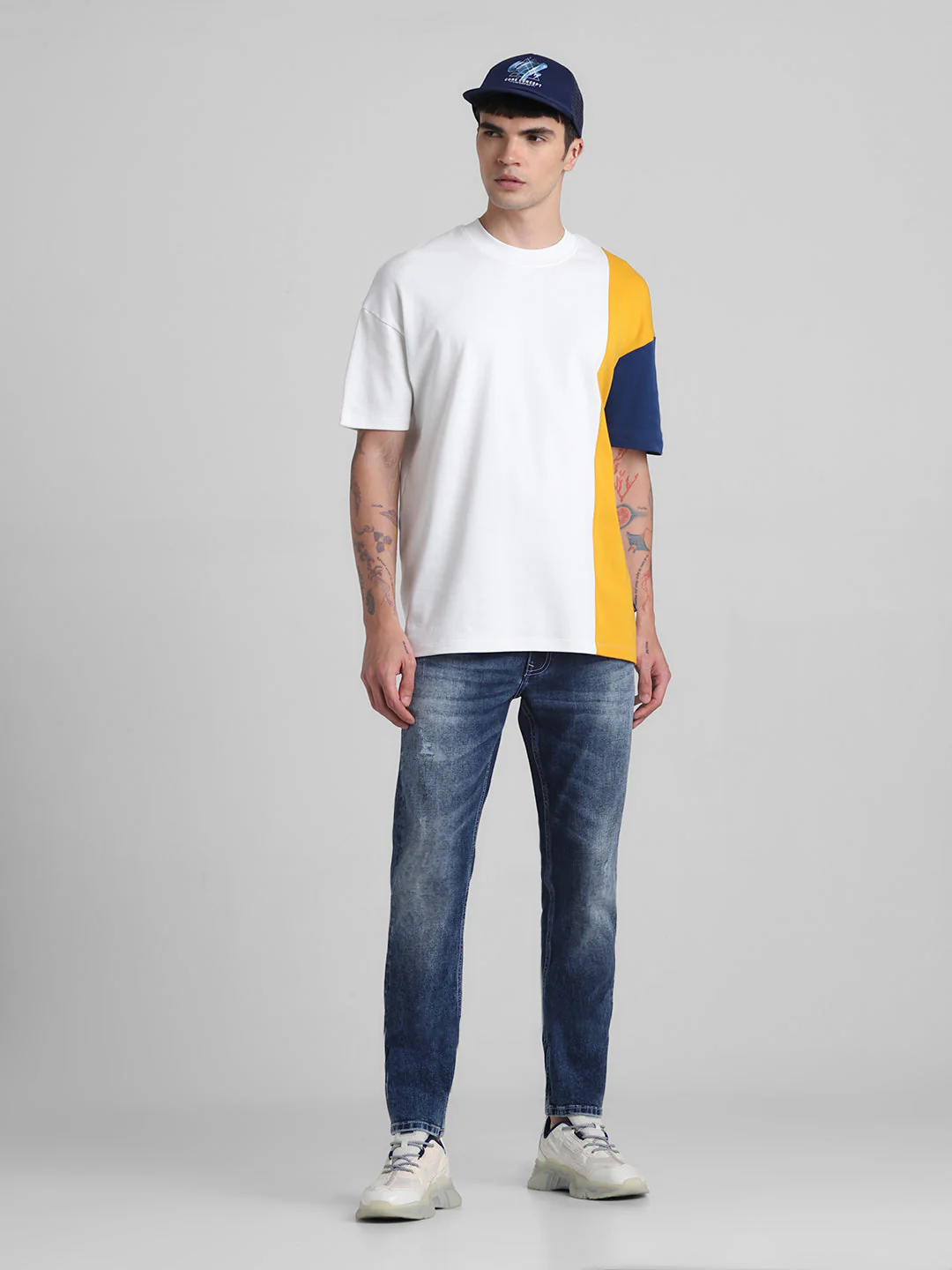 Blue Washed Ben Skinny Jeans - Image 6