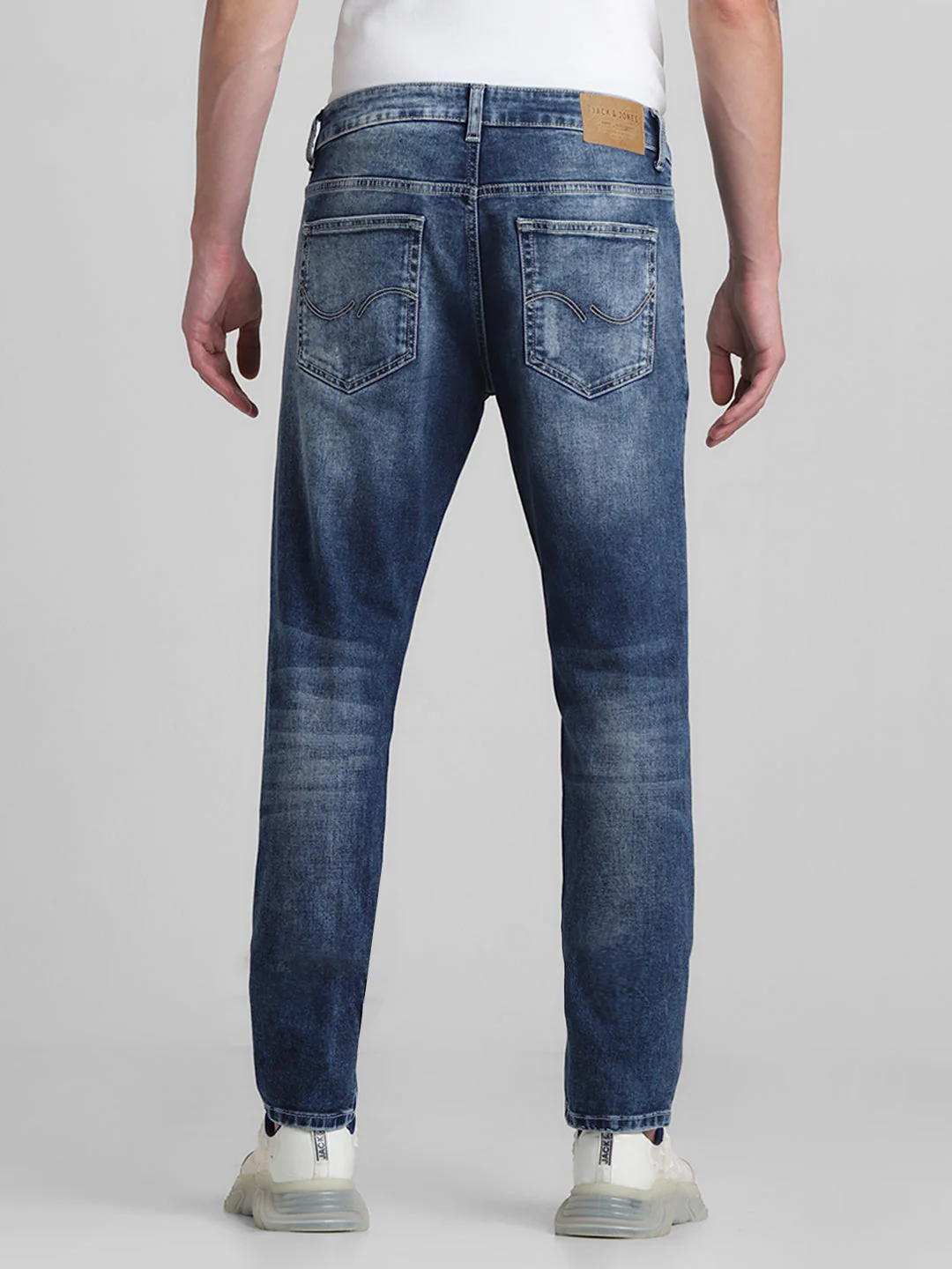Blue Washed Ben Skinny Jeans - Image 9