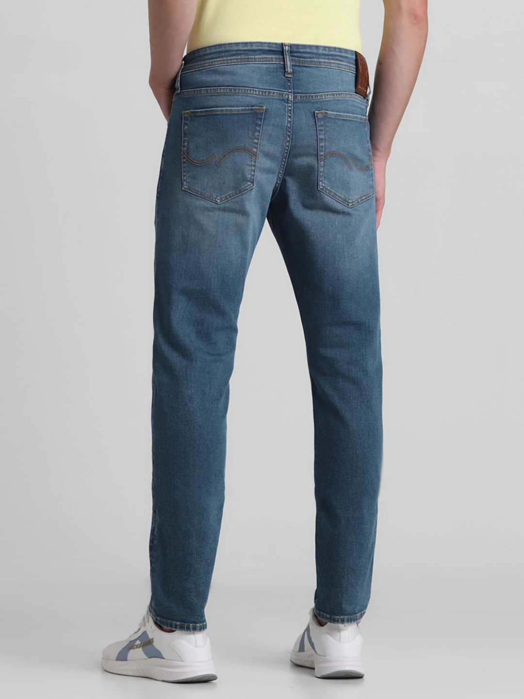 Blue 5 Pocket Glenn Slim Fit Jeans - Image 3