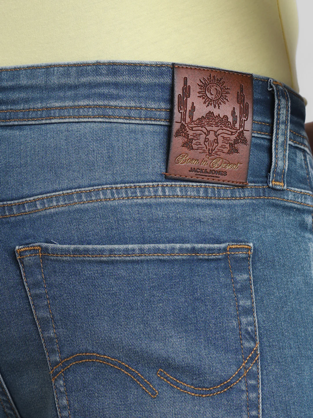 Blue 5 Pocket Glenn Slim Fit Jeans - Image 5