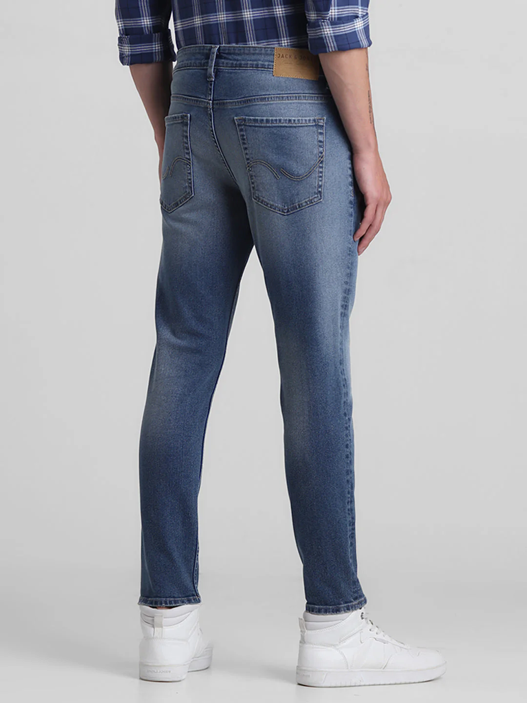 Light Blue 5 Pocket Brak Cropped Jeans - Image 3