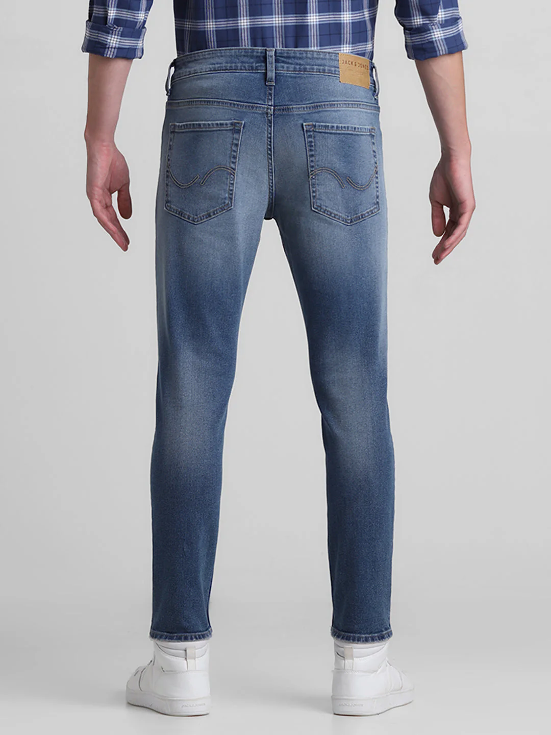 Light Blue 5 Pocket Brak Cropped Jeans - Image 8