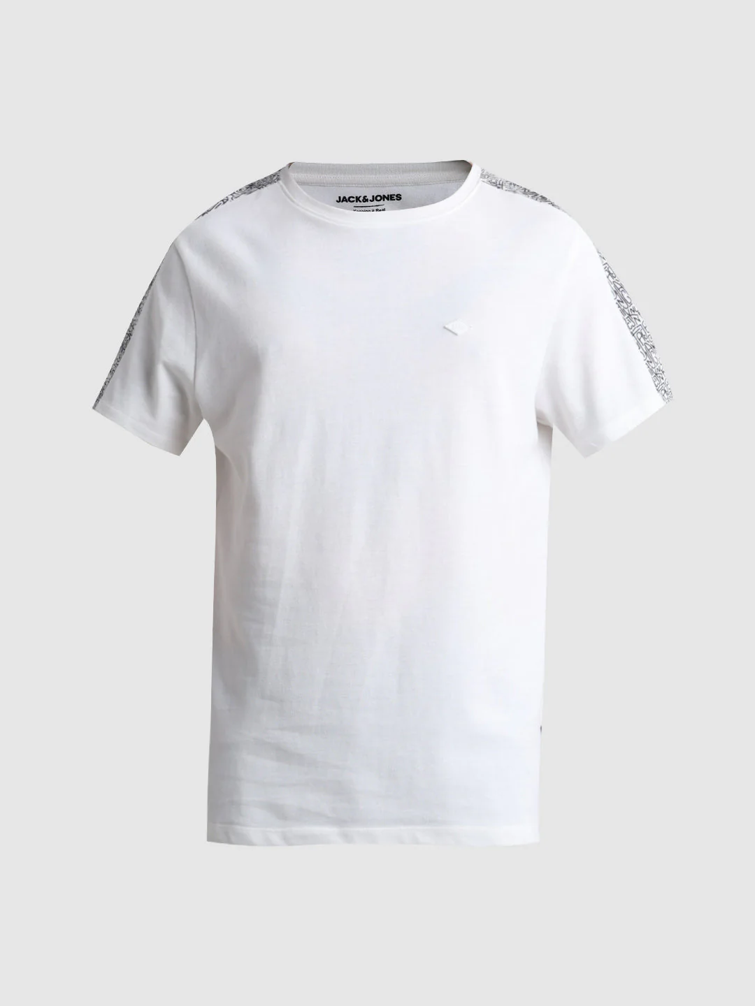 Black Contrast Tape T-shirt - Image 7