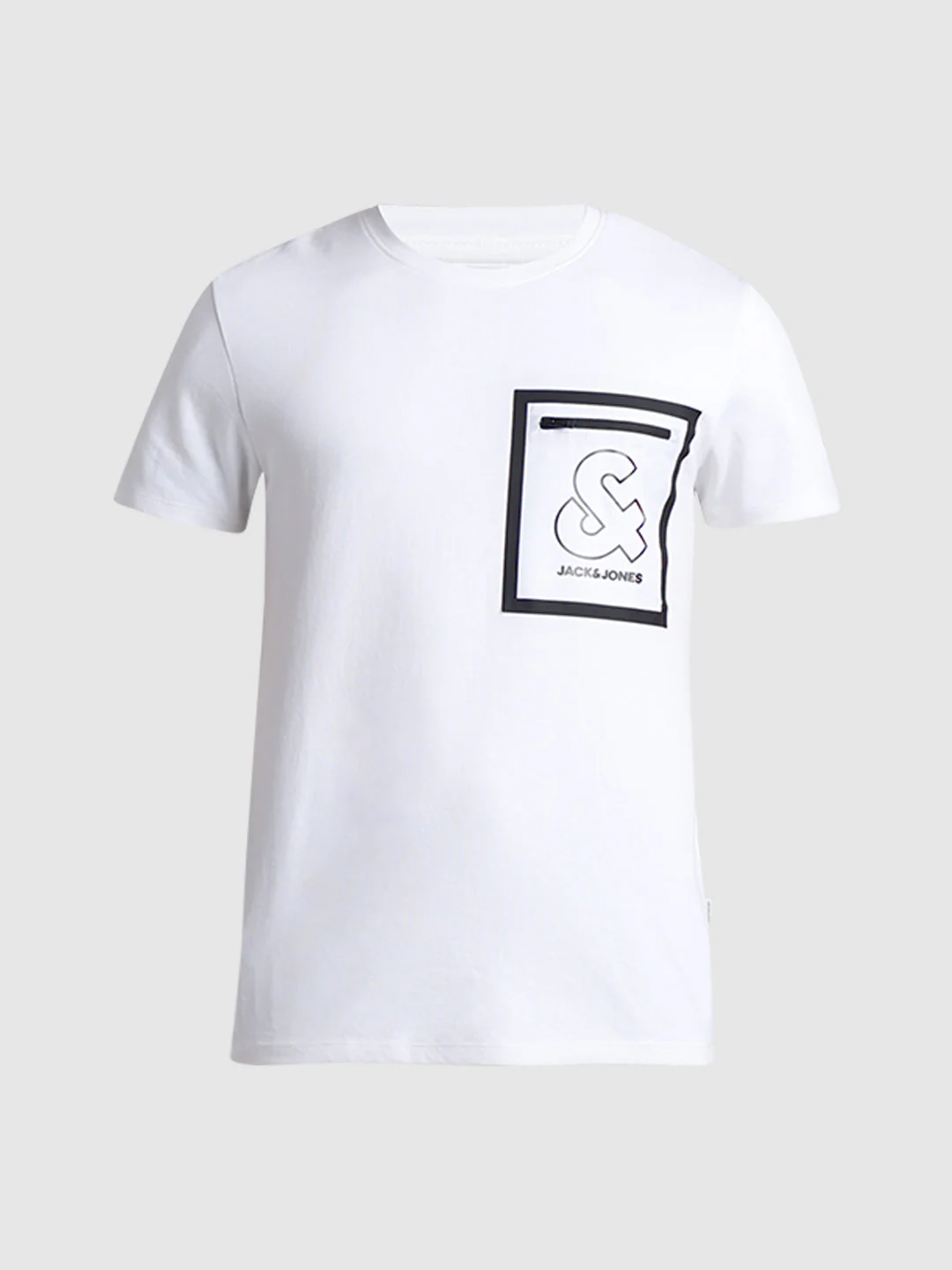 White Patch Pocket T-shirt - Image 7