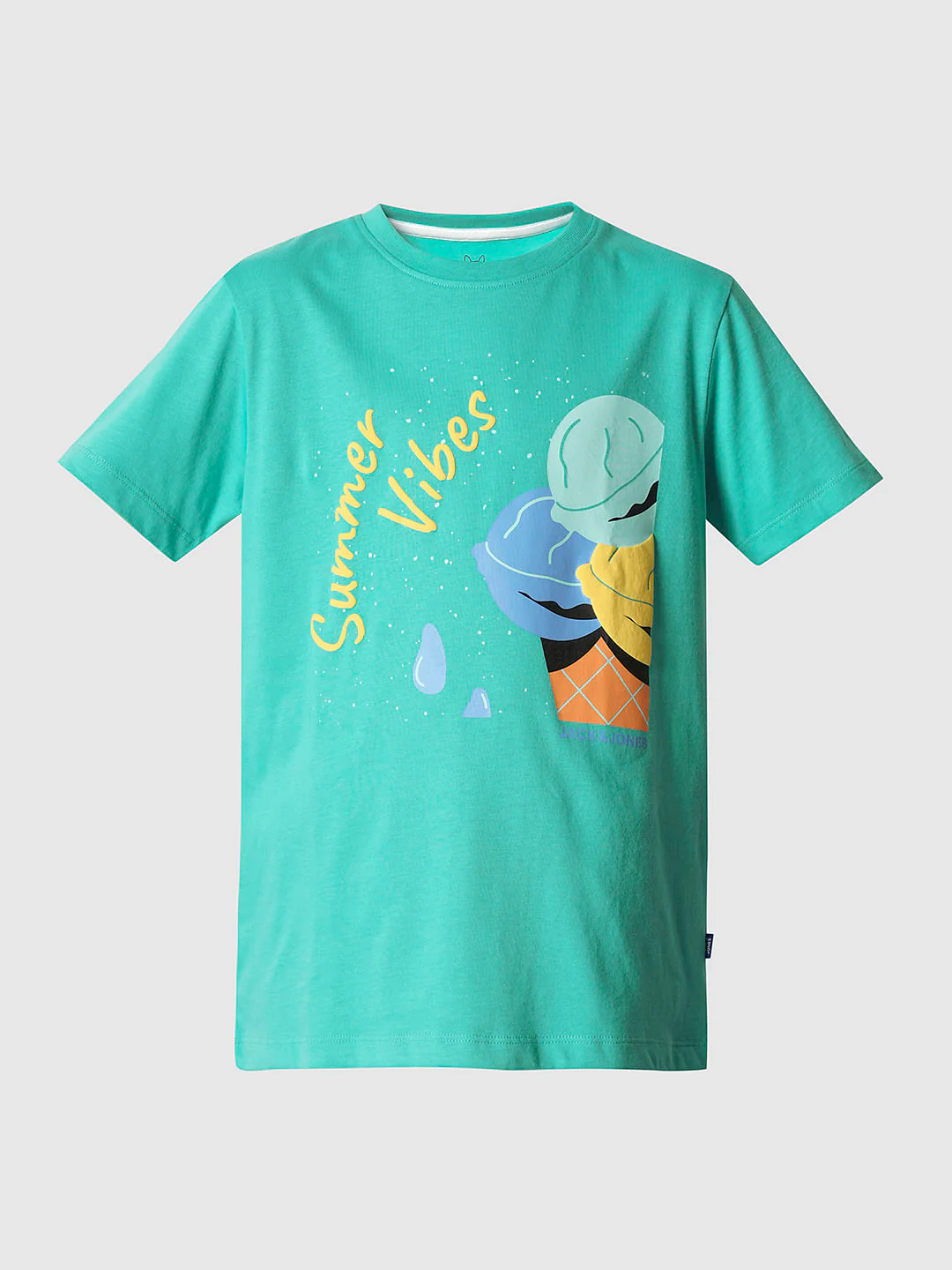 Boys Green Graphic Print T-shirt - Image 7