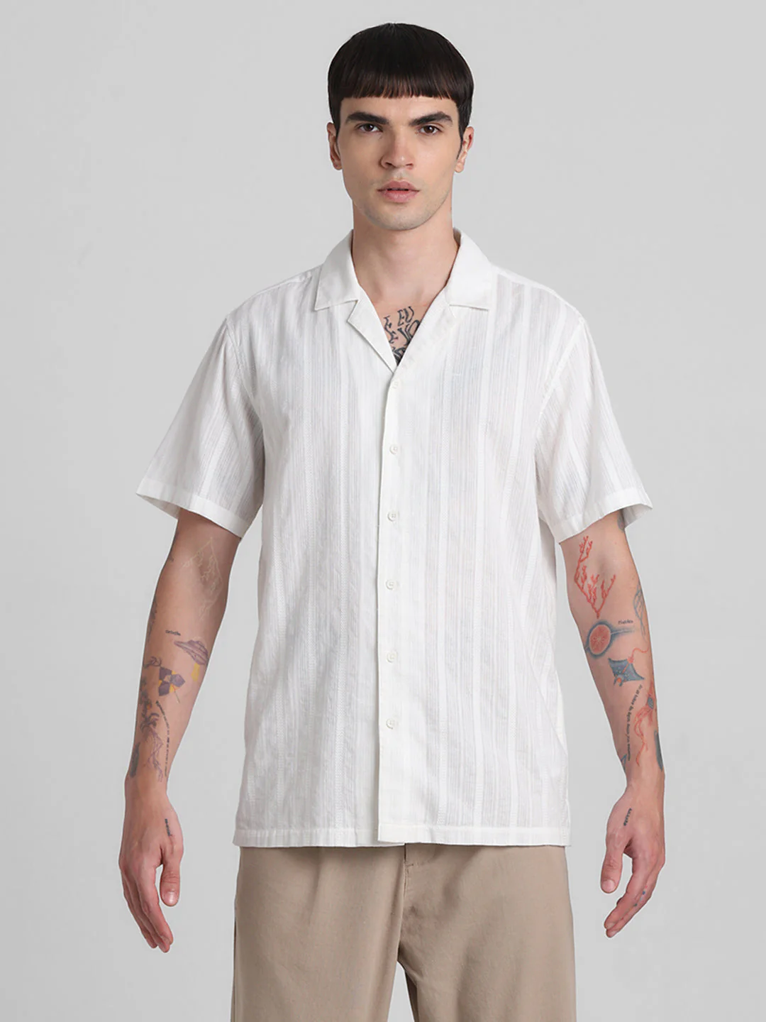 Off-White Resort Collar Dobby Shirt - Image 8