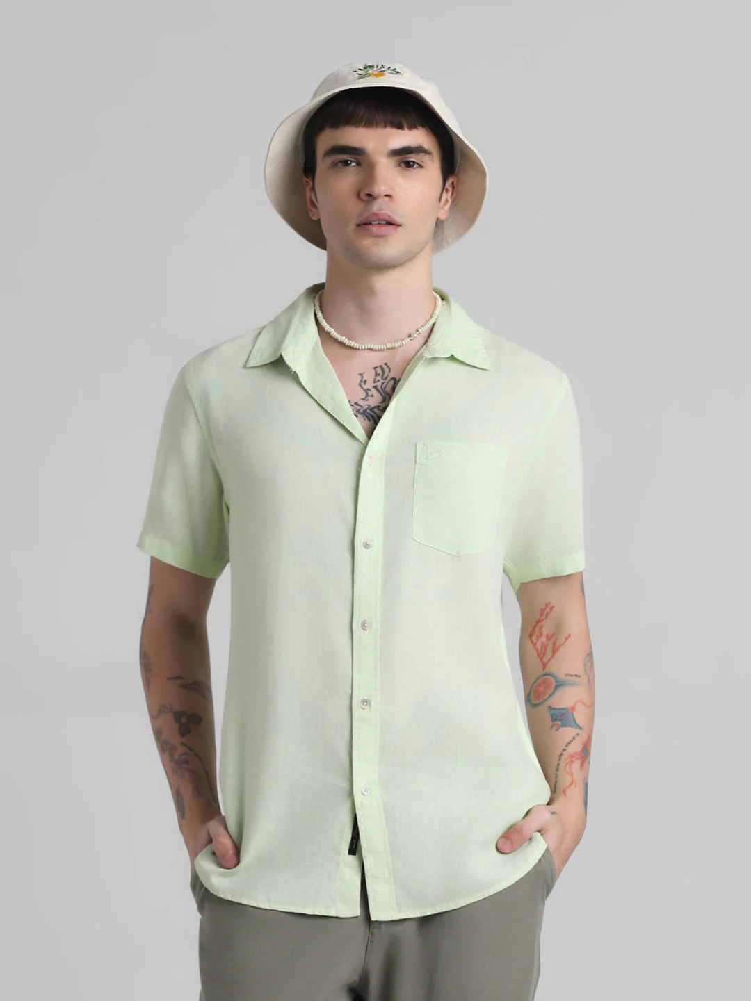 Mint Green Short Sleeve Shirt