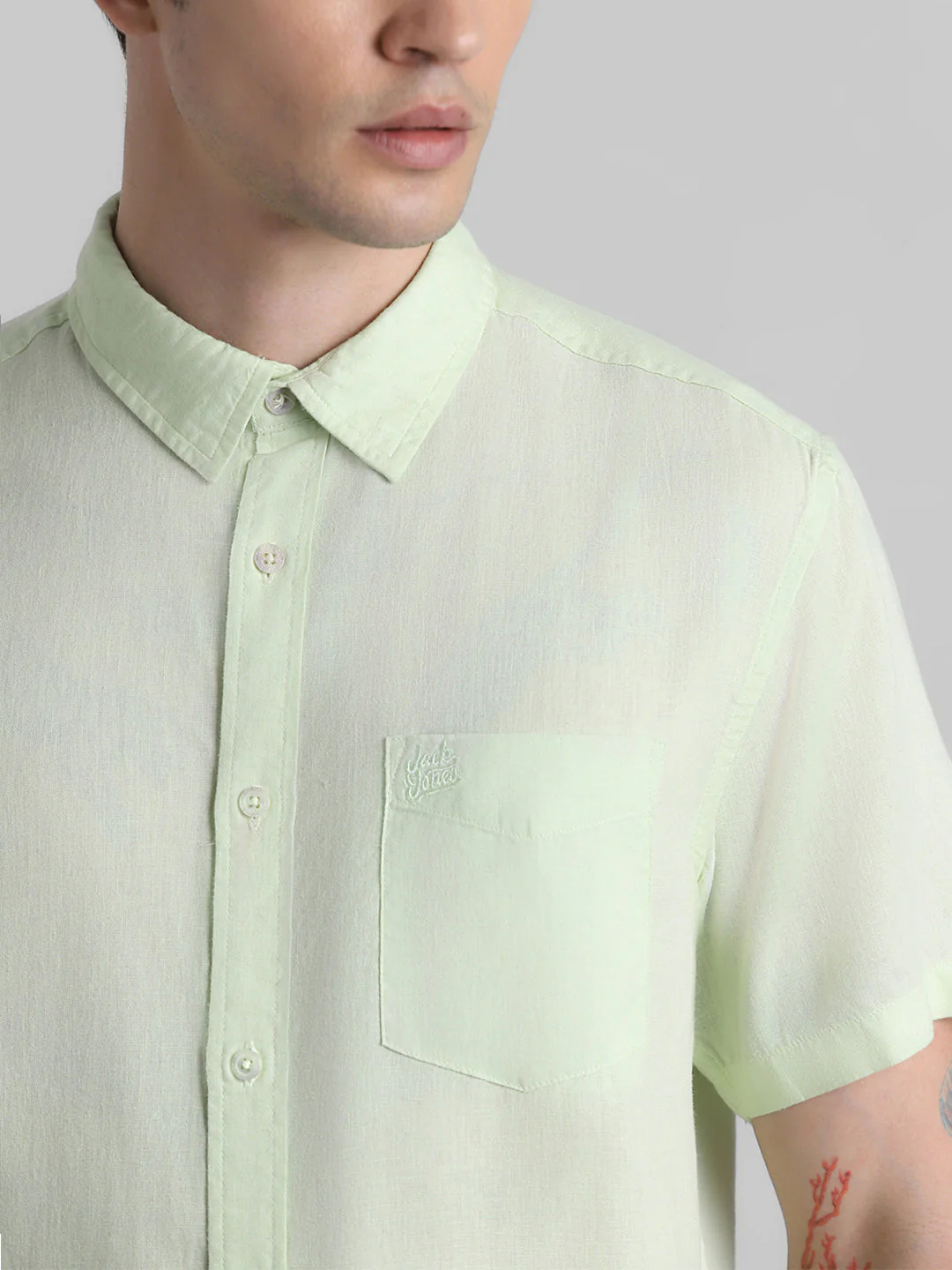 Mint Green Short Sleeve Shirt - Image 5