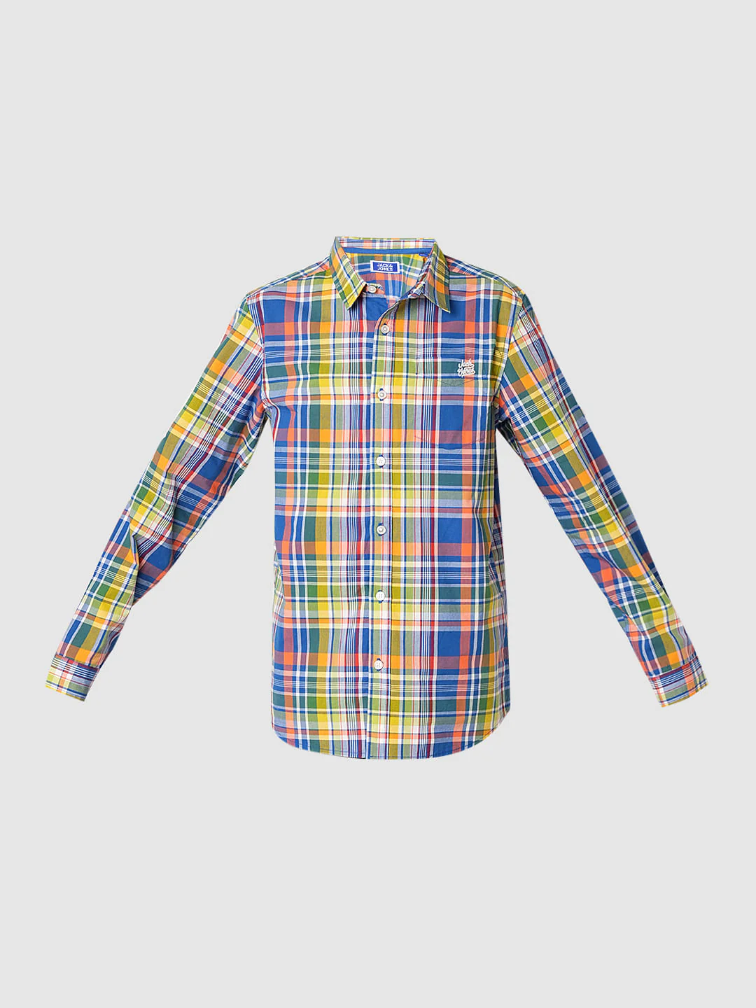 Blue Check Full Sleeves Shirt - Image 7