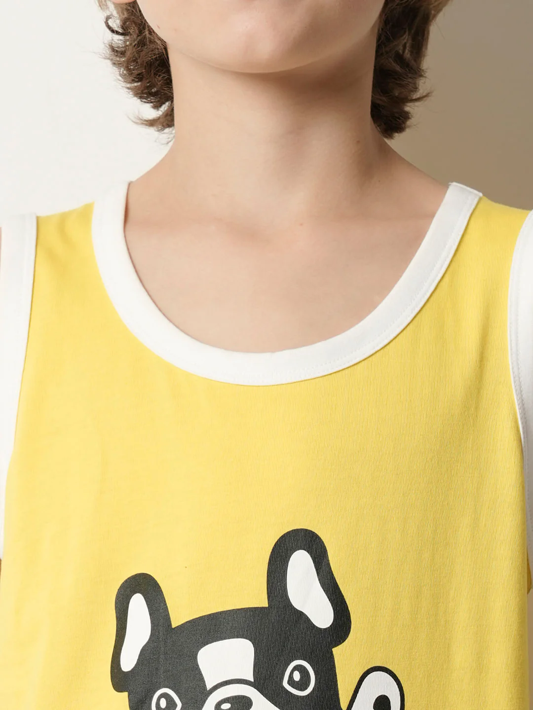 Boys Yellow Sleeveless T-shirt - Image 6