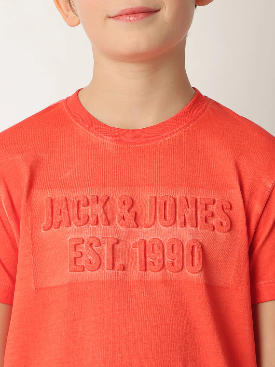 Boys Red Logo Print T-shirt - Image 6