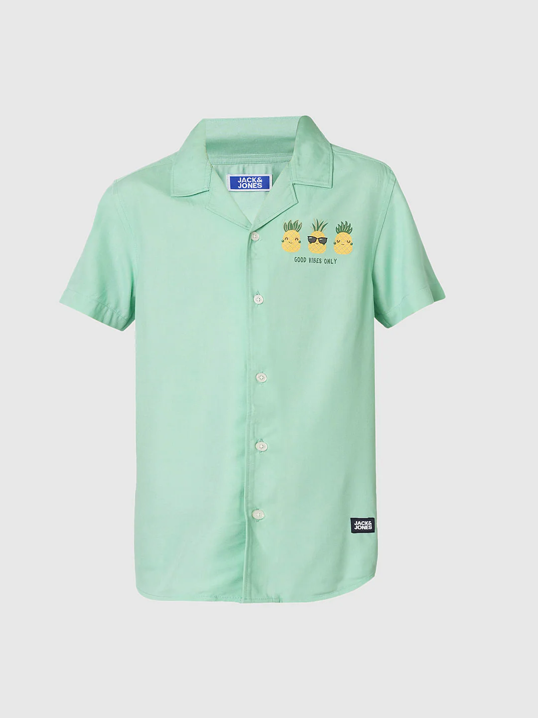 Boys Green Short Sleeves Shirt - Image 7