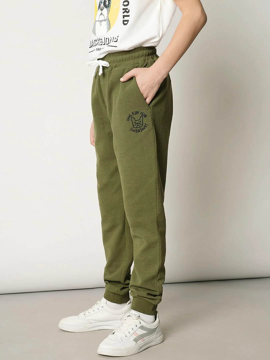Boys Green Sweatpants - Image 3