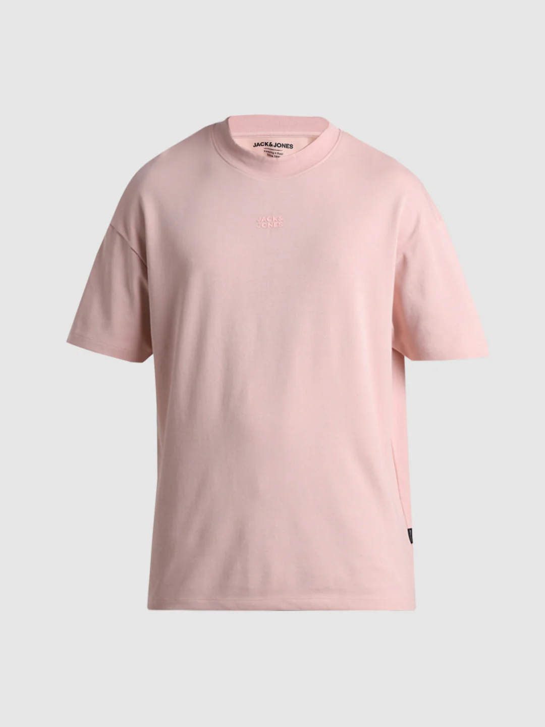 Pink Boxy Fit Crew Neck T-shirt - Image 7