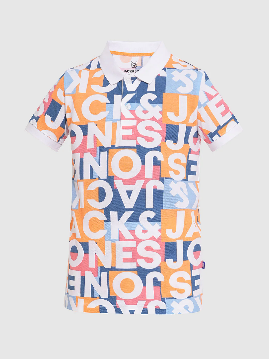 Boys Multi-Colour Printed Co-ord Set Polo - Image 7