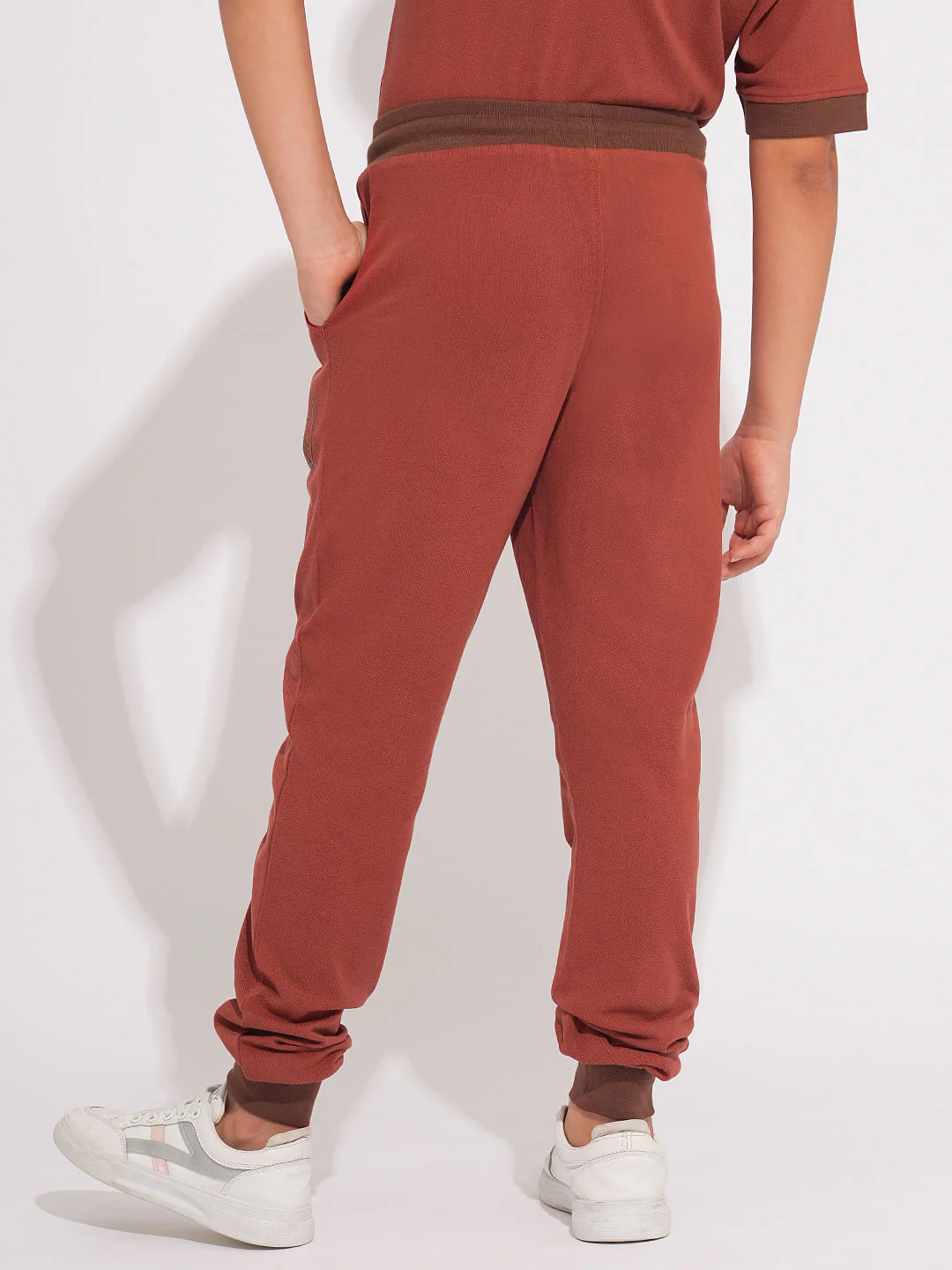 Boys Rust Co-ord Set Sweatpants - Image 4