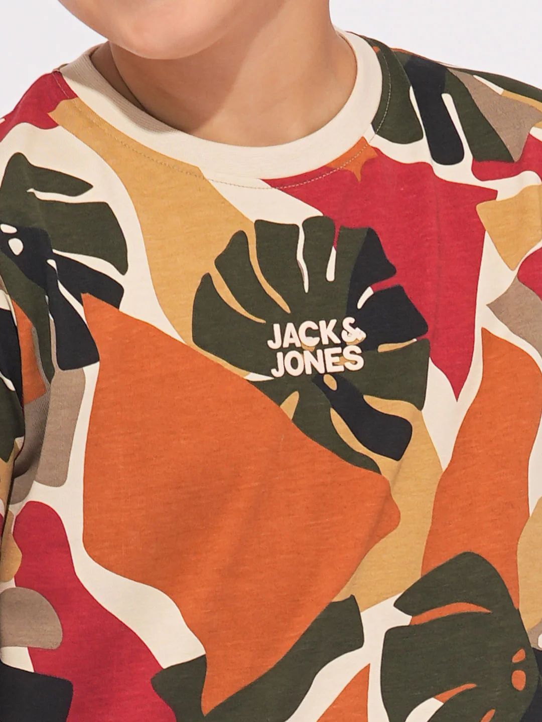 Boys Brown Camo Print Co-ord Set T-shirt - Image 6
