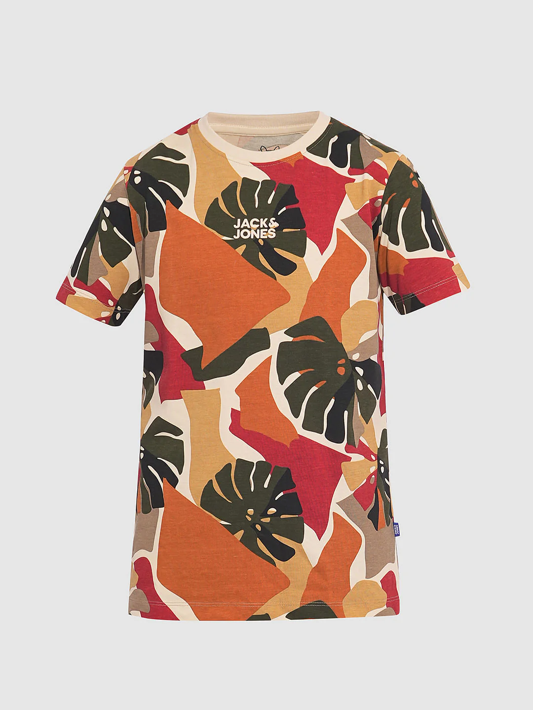 Boys Brown Camo Print Co-ord Set T-shirt - Image 7