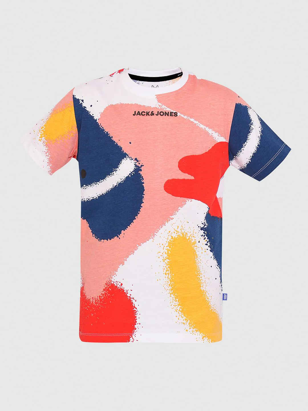 Boys White Spray Paint Print T-shirt - Image 7