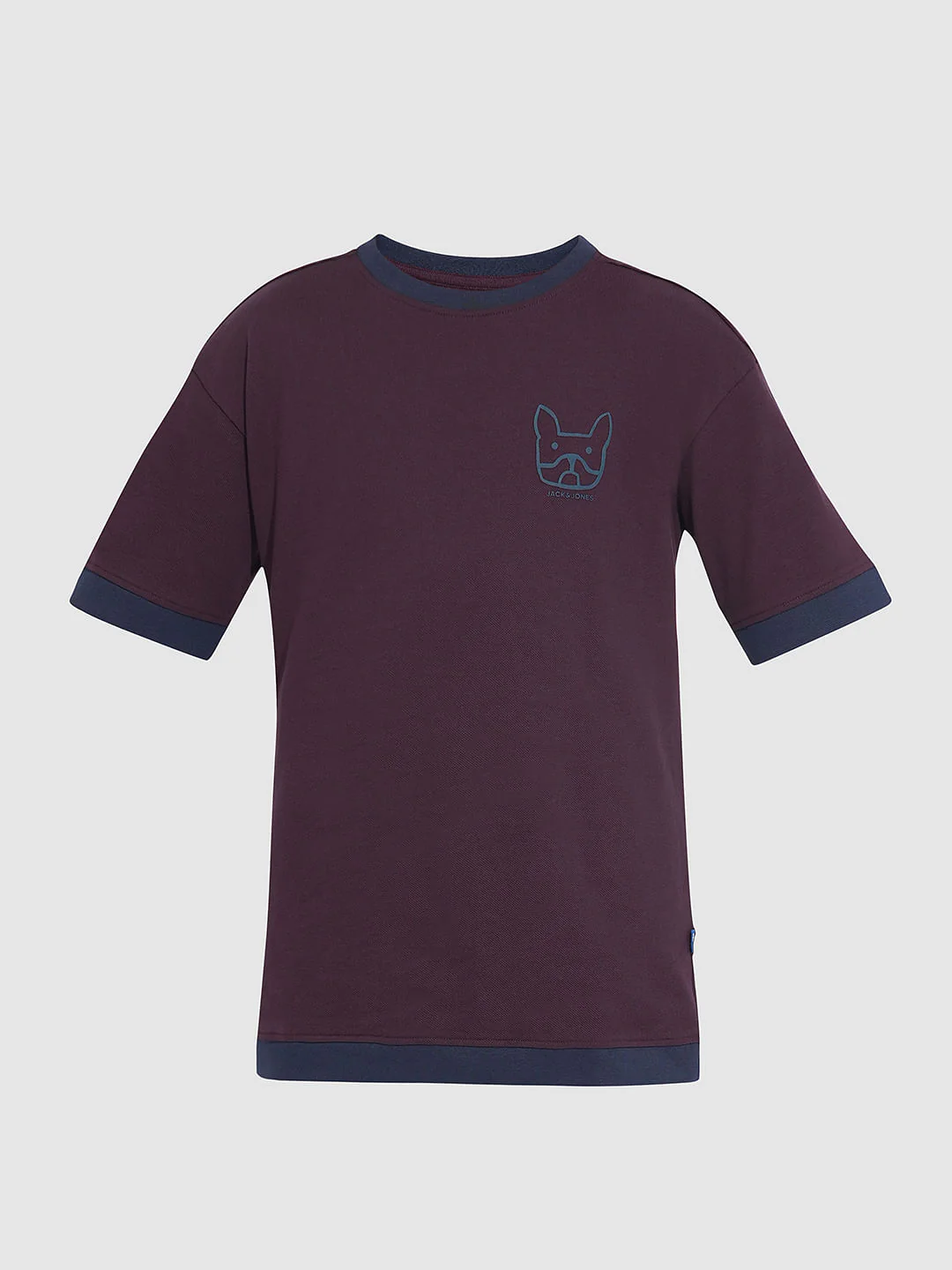 Boys Purple Co-ord Set T-Shirt - Image 7