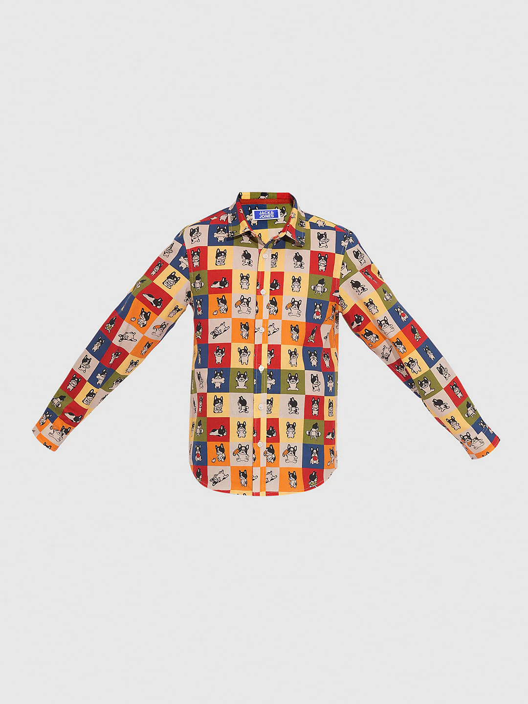 Multi-Colour Doggo Print Shirt - Image 7