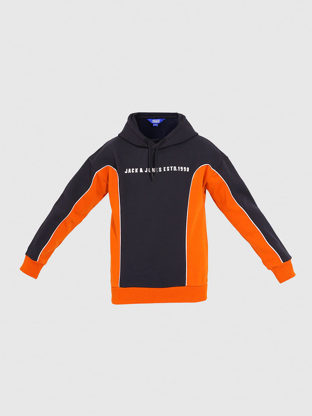 Boys Navy Blue Colourblocked Sweatshirt - Image 7