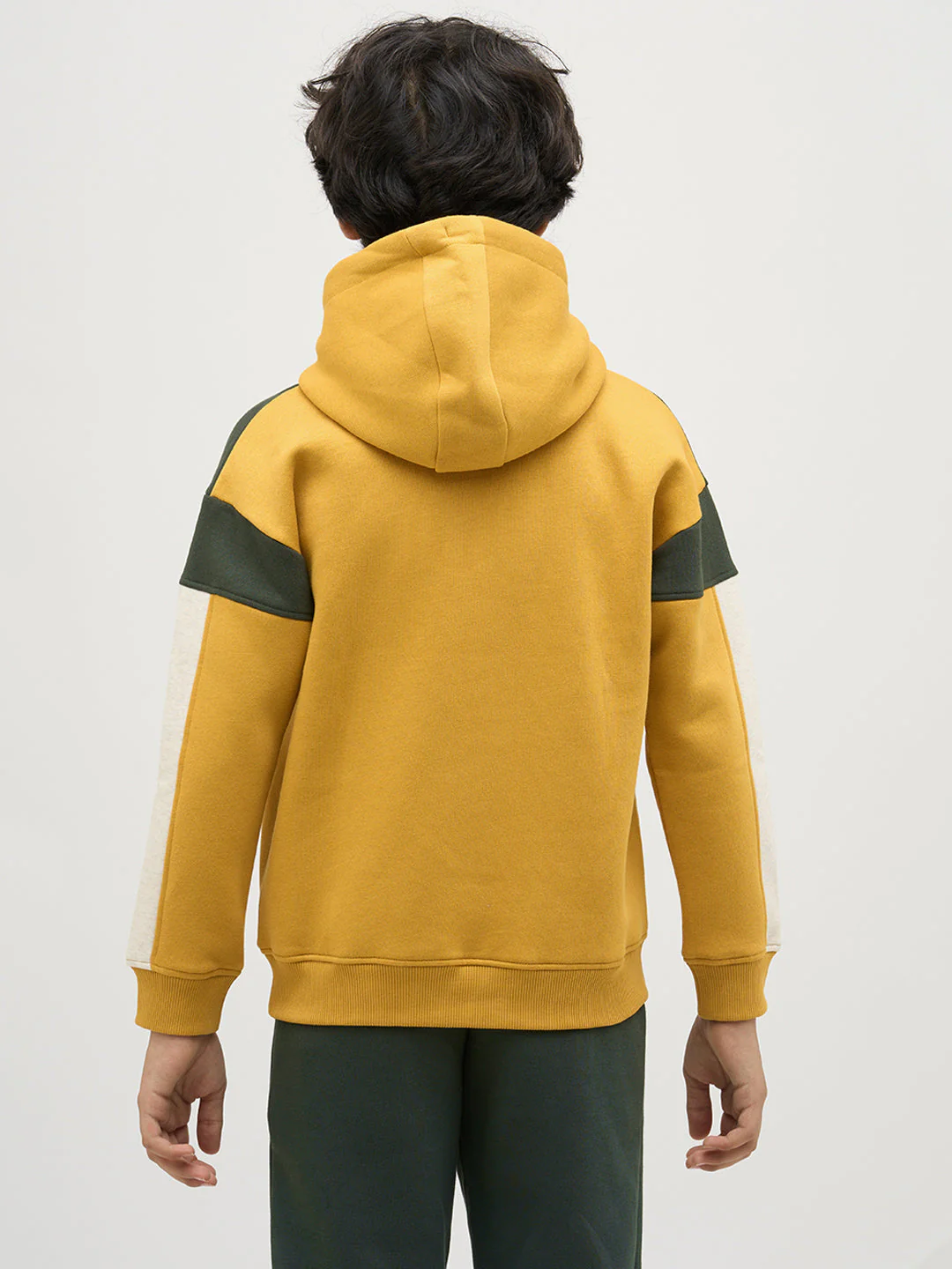 Boys Green Colourblocked Sweatshirt - Image 9