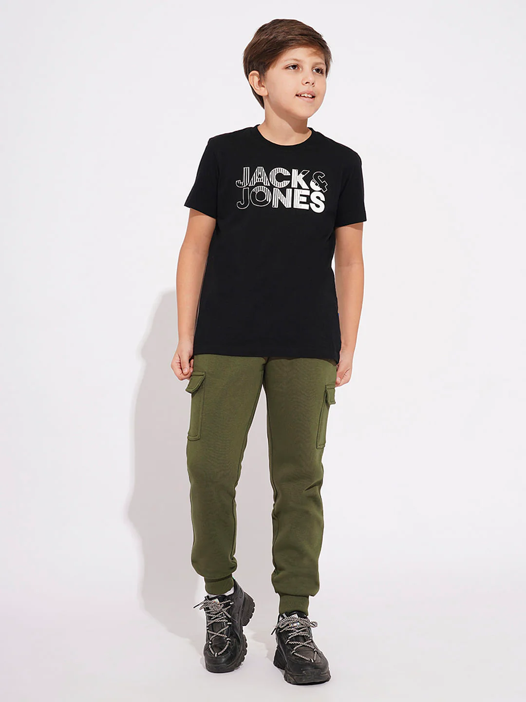 Boys Olive Jogger Sweatpants - Image 5
