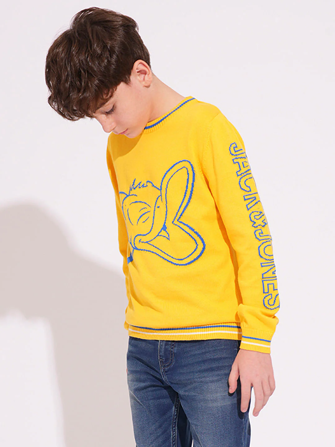 DONALD DUCK Yellow Printed Pullover - Image 3
