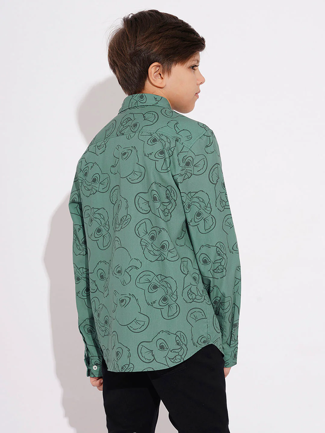 LION KING Green Printed Shirt - Image 4