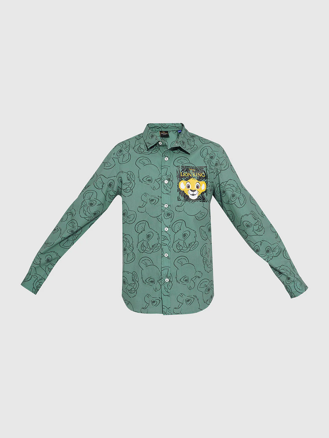 LION KING Green Printed Shirt - Image 7