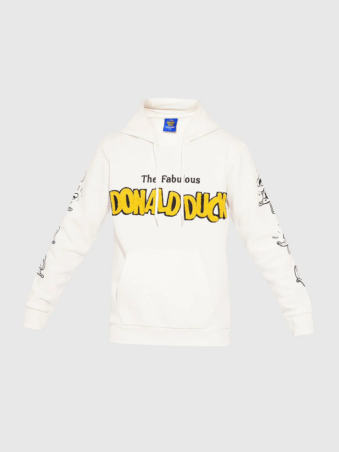 DONALD DUCK White Hooded Sweatshirt - Image 7