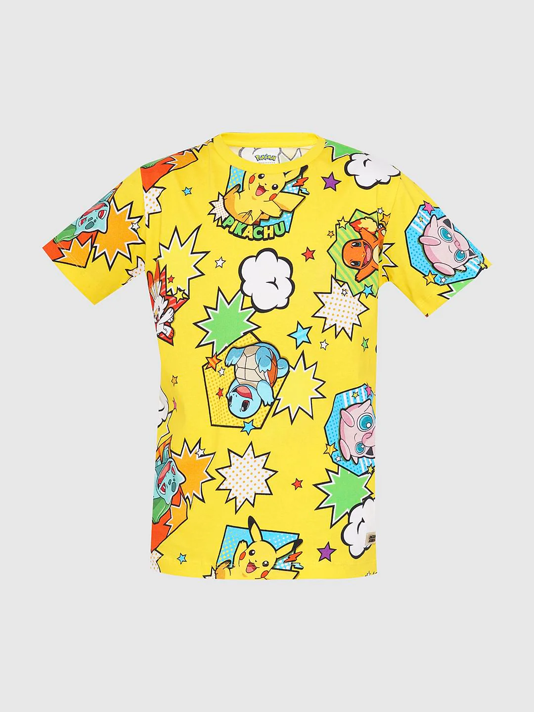 Pokemon Yellow Printed Co-ord Set T-shirt - Image 7