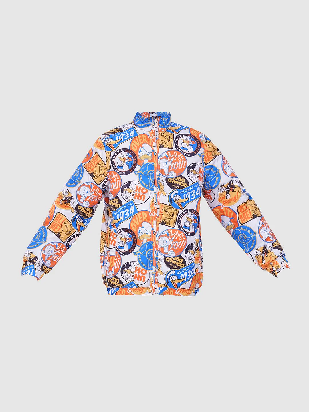 White Donald Duck Puffer Jacket - Image 7