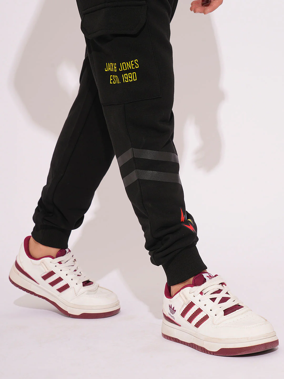 Pokemon Black Printed Co-ord Set Joggers - Image 8