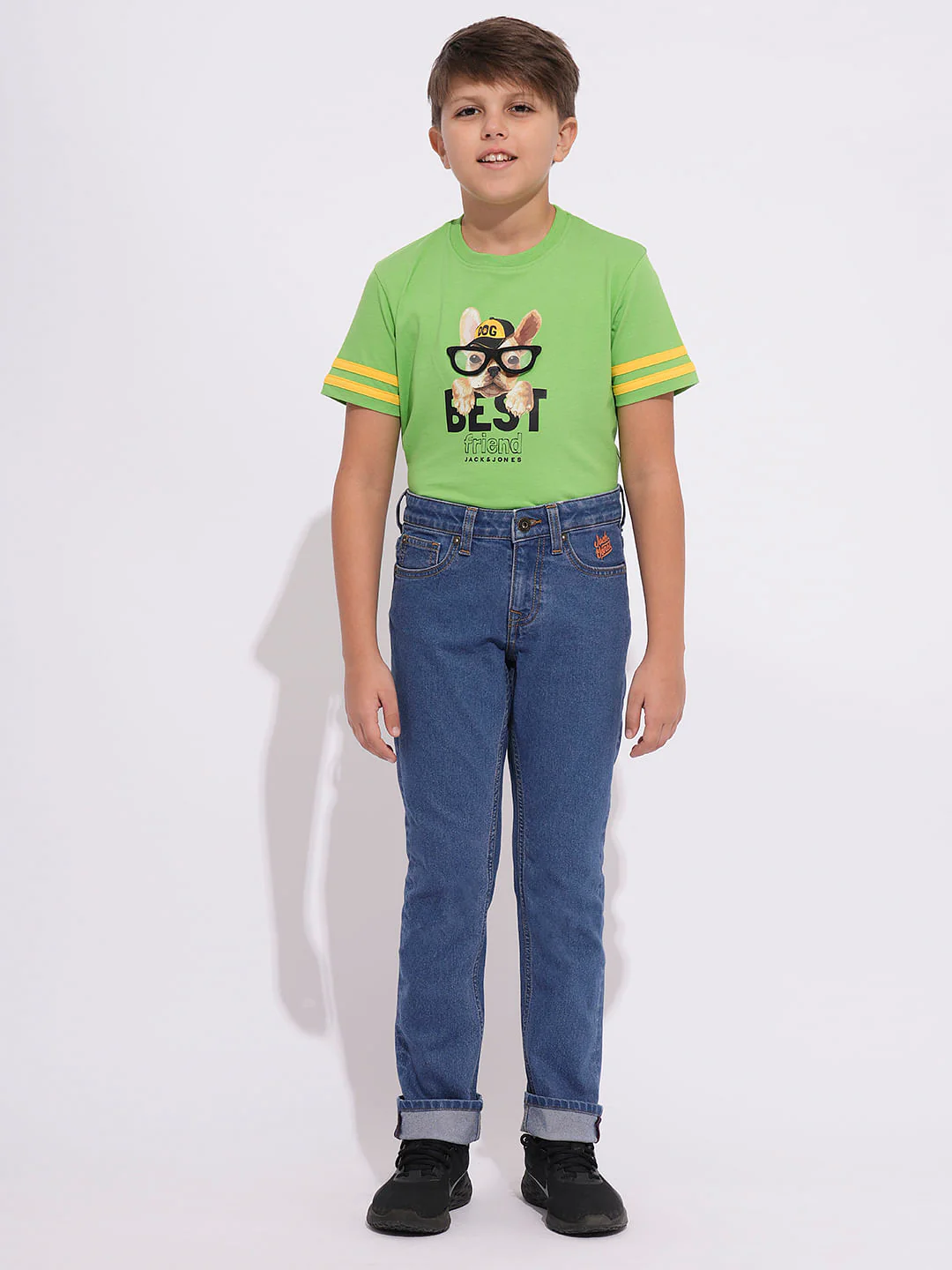 Light Blue Mid Rise Regular Fit Jeans - Image 5