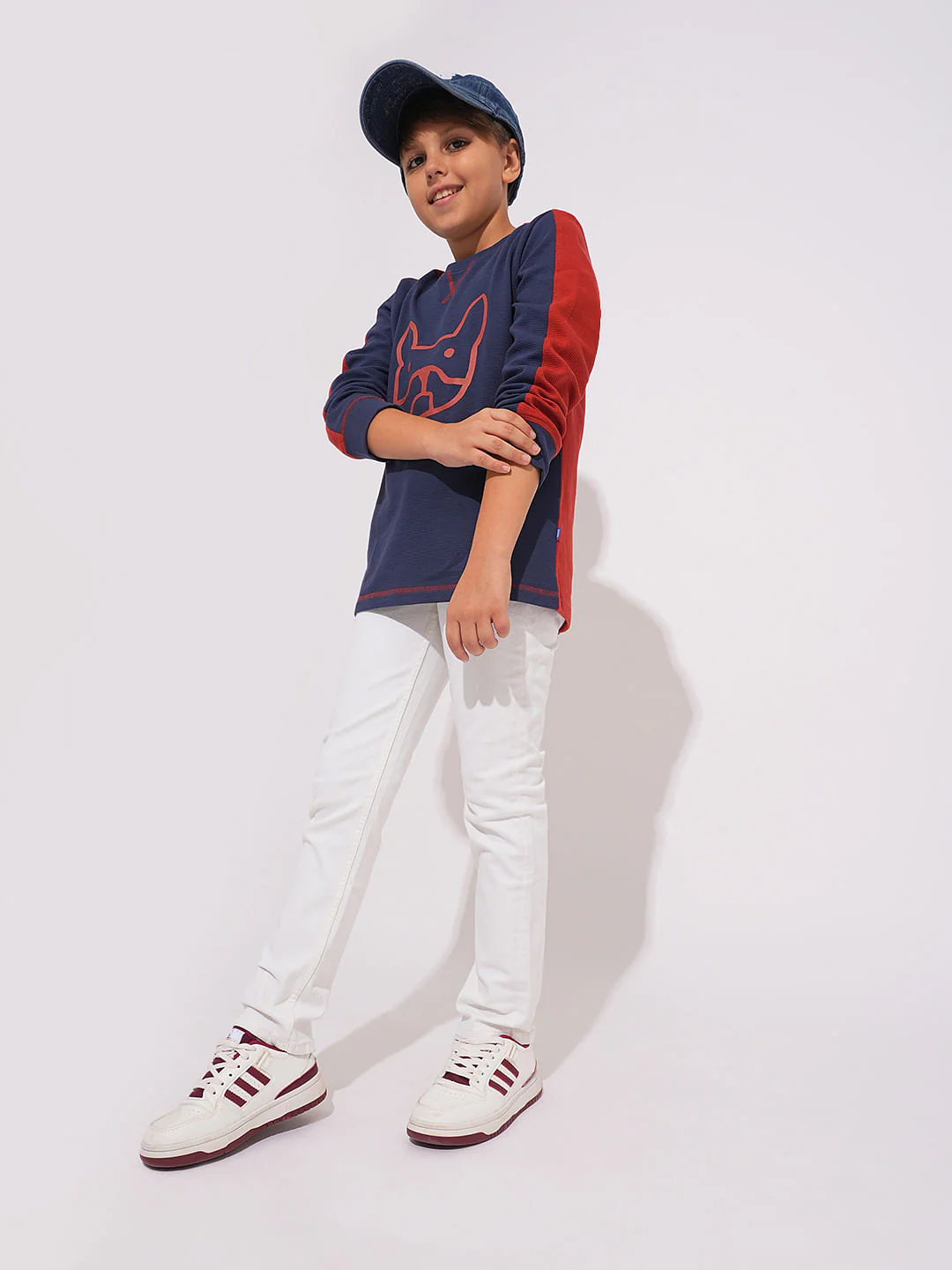 White Mid Rise Regular Fit Jeans