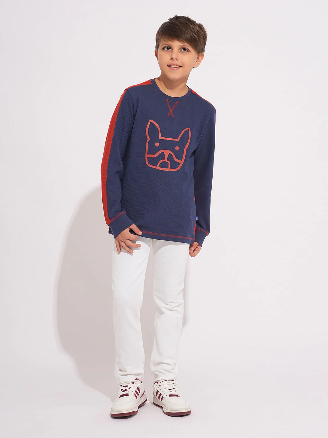 White Mid Rise Regular Fit Jeans - Image 5