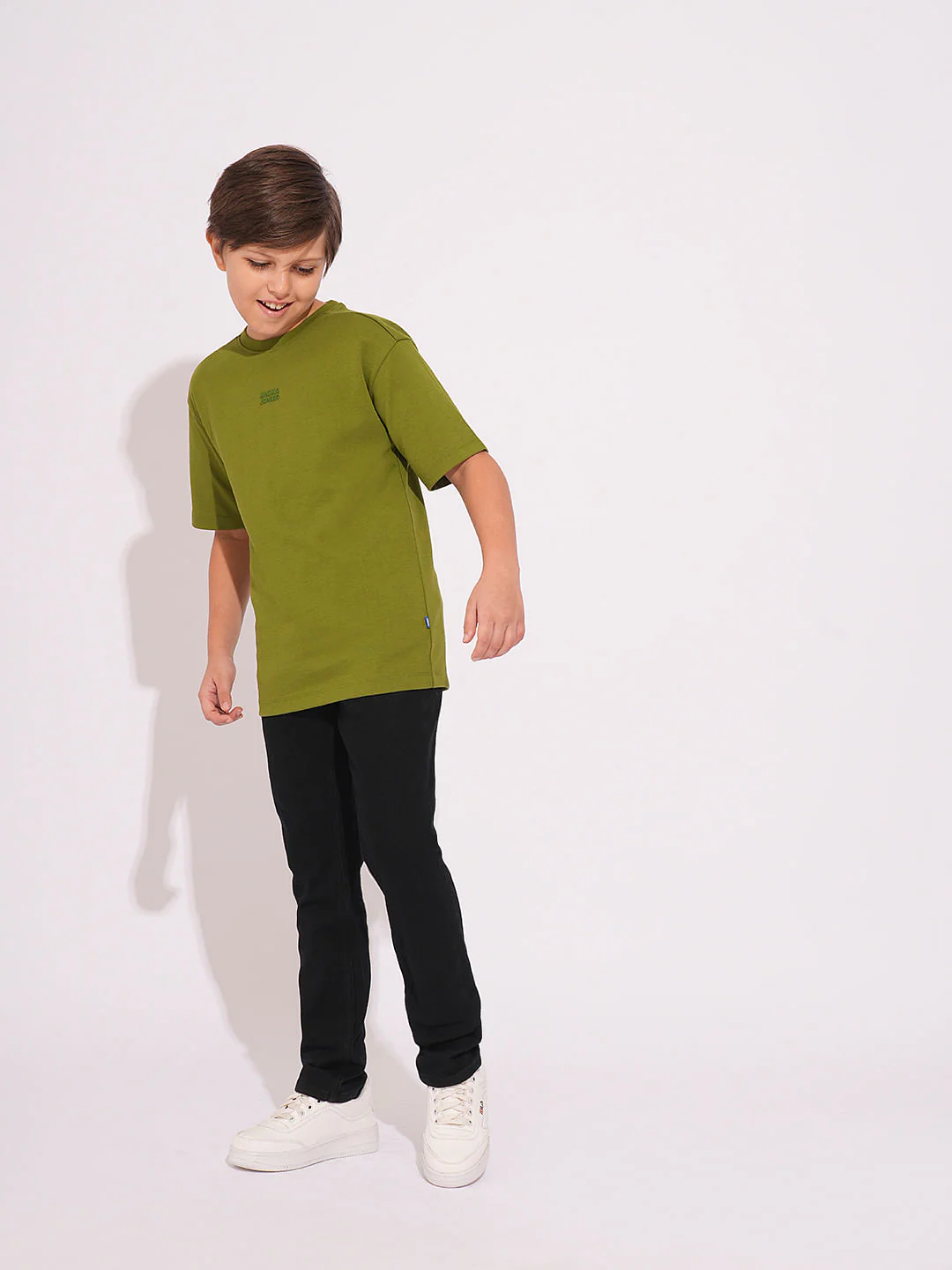 Boys Black Clark Regular Fit Jeans - Image 5