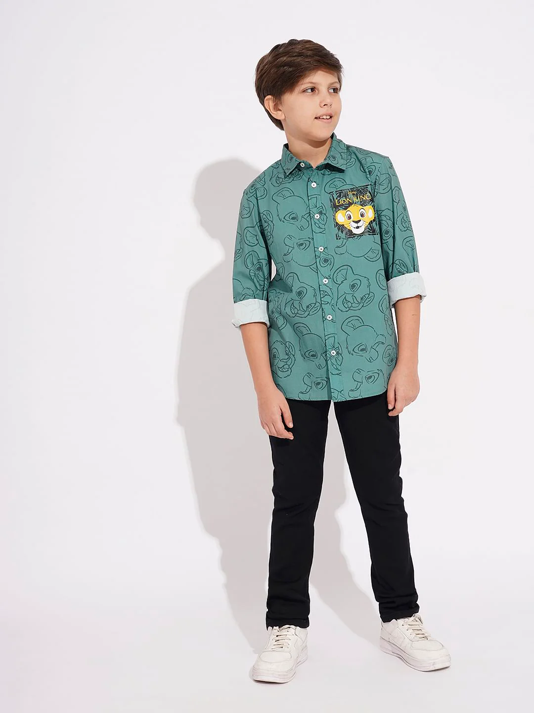 BOYS Black Mid Rise Clark Regular Fit Jeans - Image 5