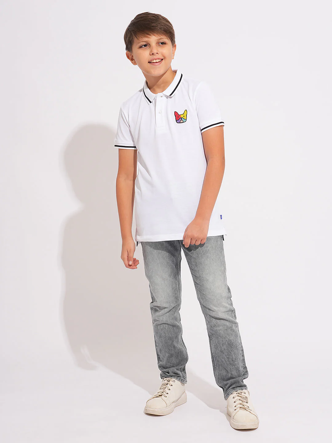 Grey Washed Clark Regular Fit Jeans - Image 5