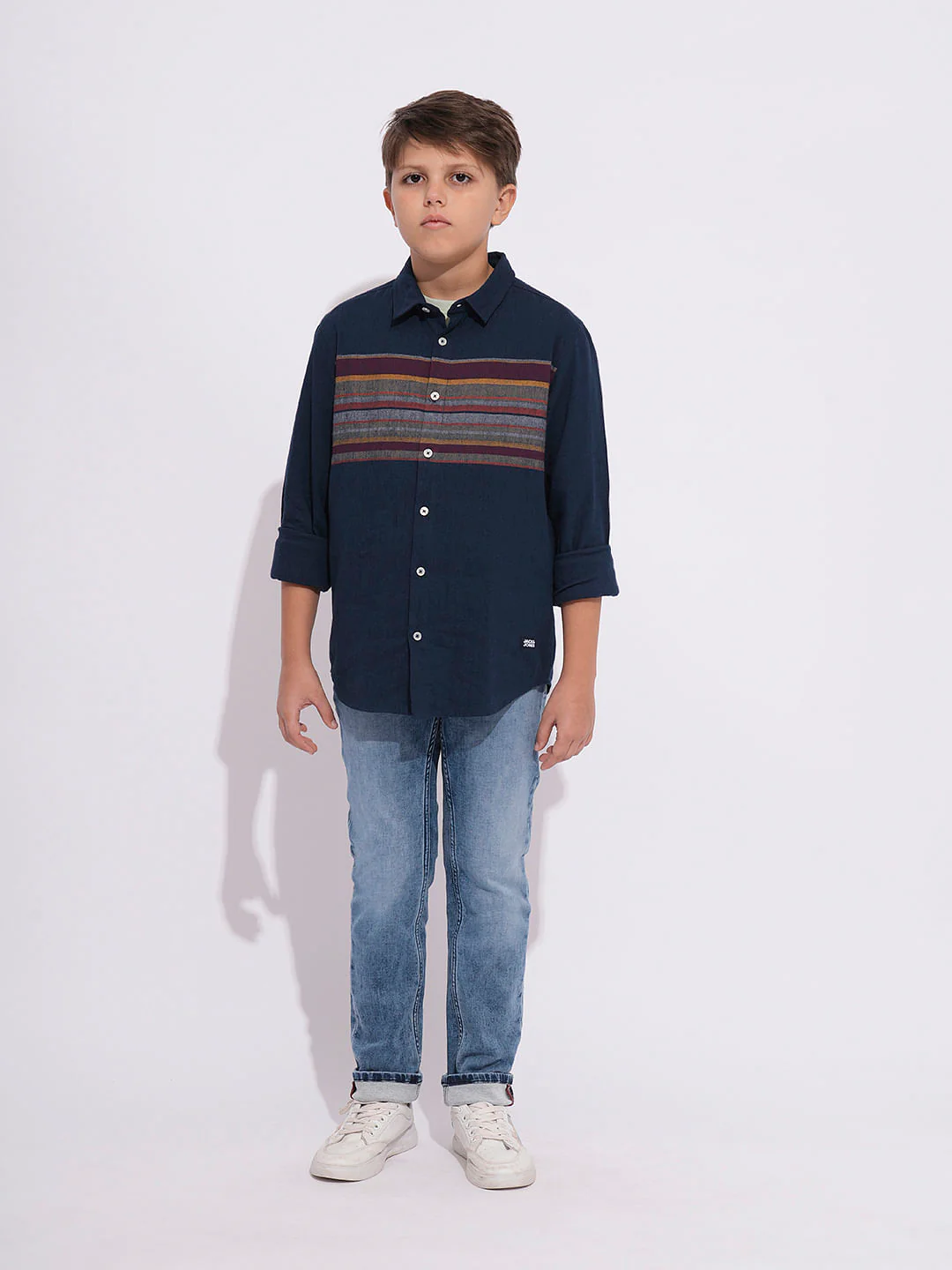 Blue Washed Clark Regular Fit Jeans - Image 5