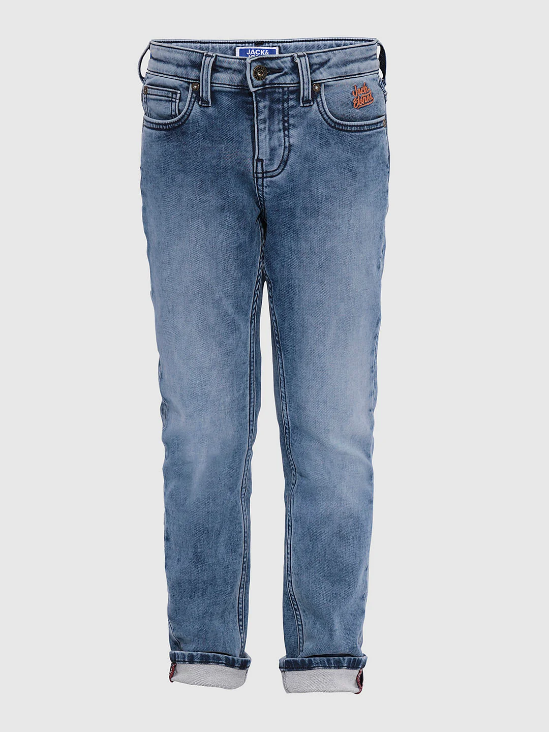 Blue Washed Clark Regular Fit Jeans - Image 7