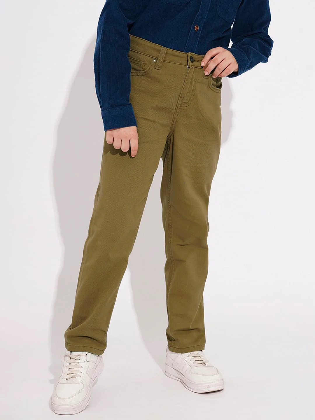 Boys Green Clark Regular Fit Jeans - Image 2