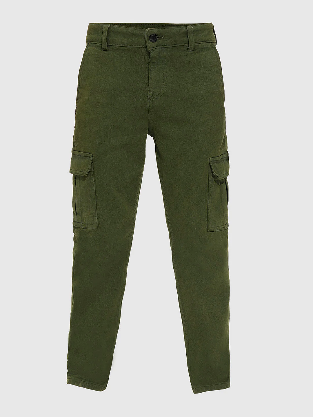 Boys Green Mid Rise Regular Fit Jeans - Image 7